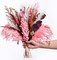 Natural Preserved & Dried 17 inch Flower Bouquet| Real Dried Flower Arrangements for Home, Office Decoration, Weddings, Pink Pampas, White Pampas, Lavender, Bunny Tails